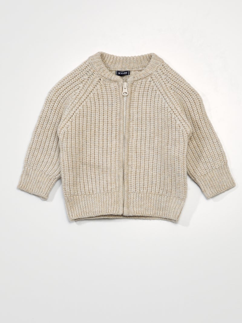 Pullover lavorato a maglia BEIGE - Kiabi