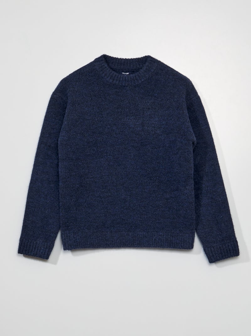 Pullover lavorato a maglia BLU - Kiabi
