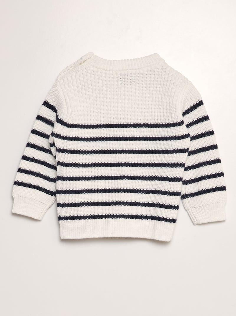 Pullover lavorato a maglia BLU - Kiabi