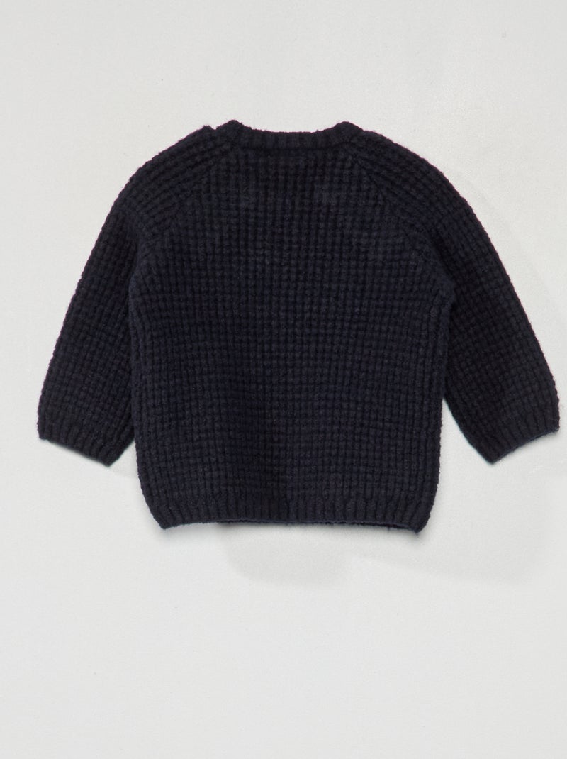 Maglione Girocollo Uomo, Maglione Lavorato a Maglia Maglione-Pullover Elegante Pullover a Maglia Grossa con Maniche Raglan Lavorato a Maglia Sweater Caldo Casual Maglione Uomo Cashmere Sweater Felpa