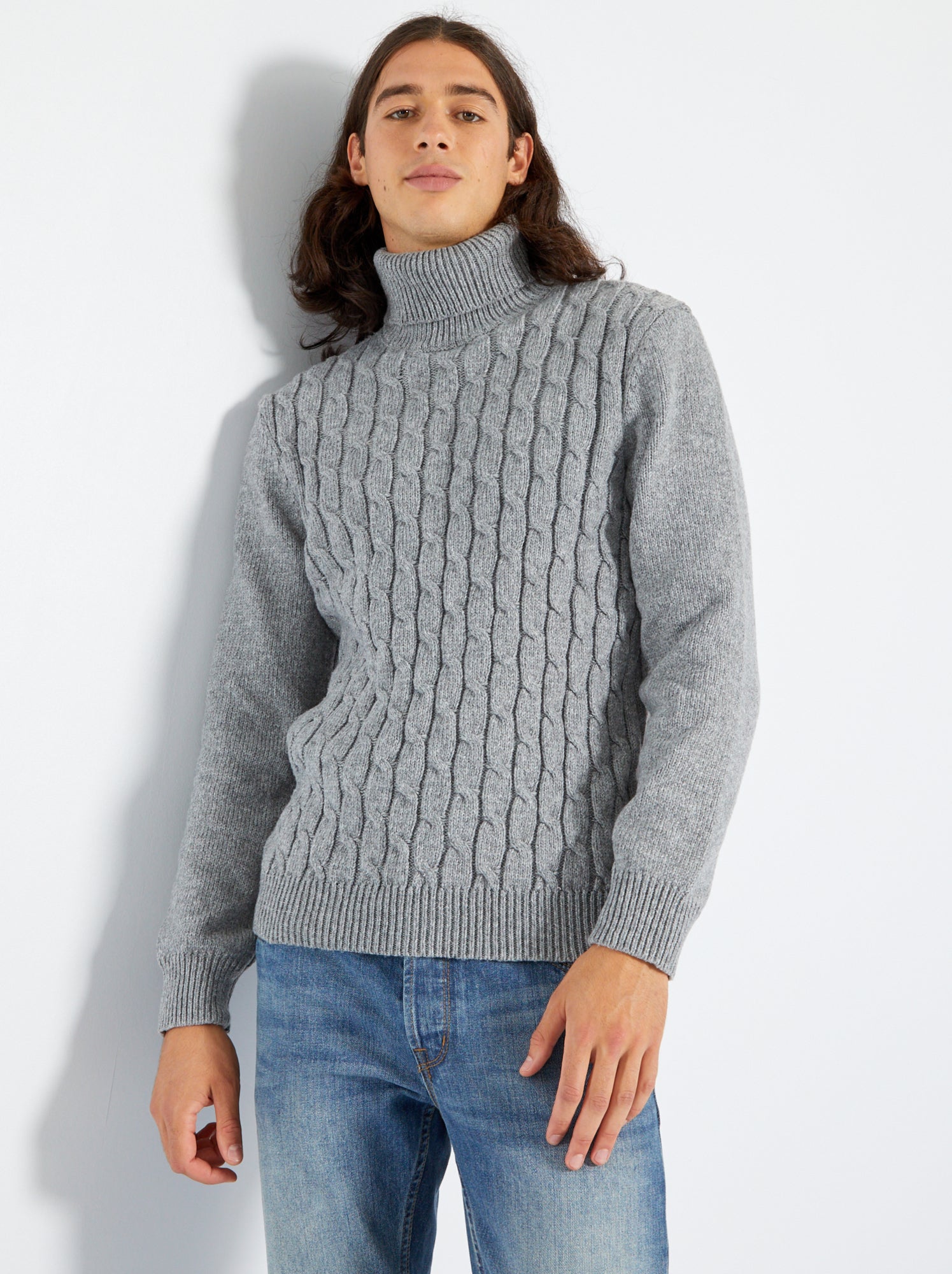 Pantalone Coulisse in Lana - GRIGIO CHIARO