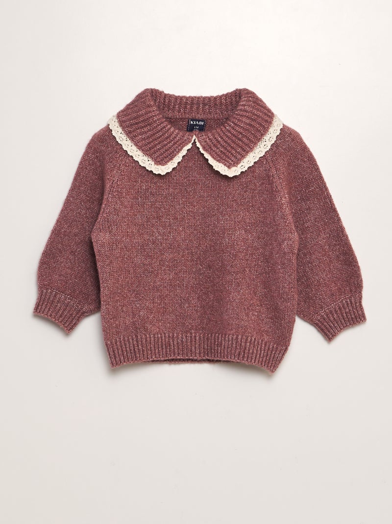 Pullover lavorato a maglia ROSA - Kiabi