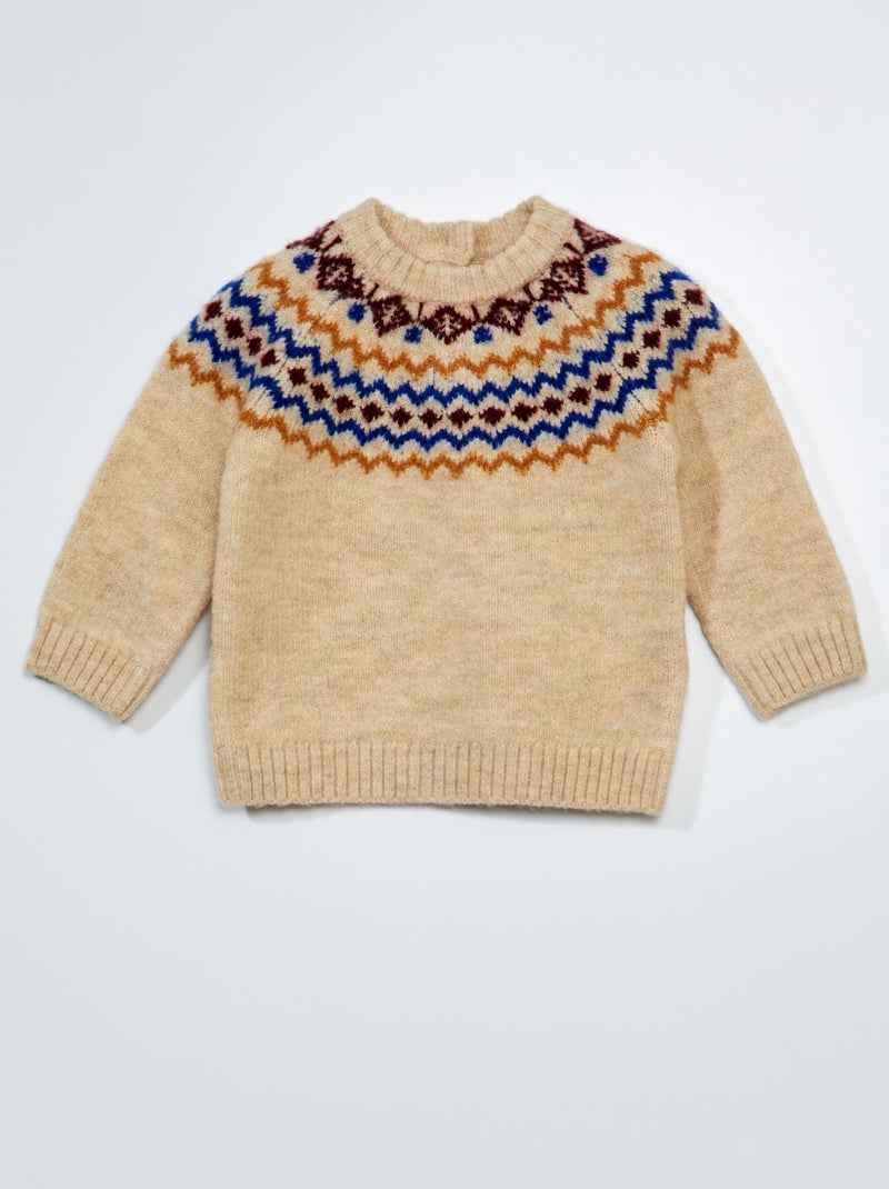 Pullover lavorato a maglia ROSSO - Kiabi