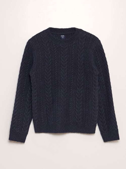 Pullover lavorato a maglia scollo tondo - Kiabi