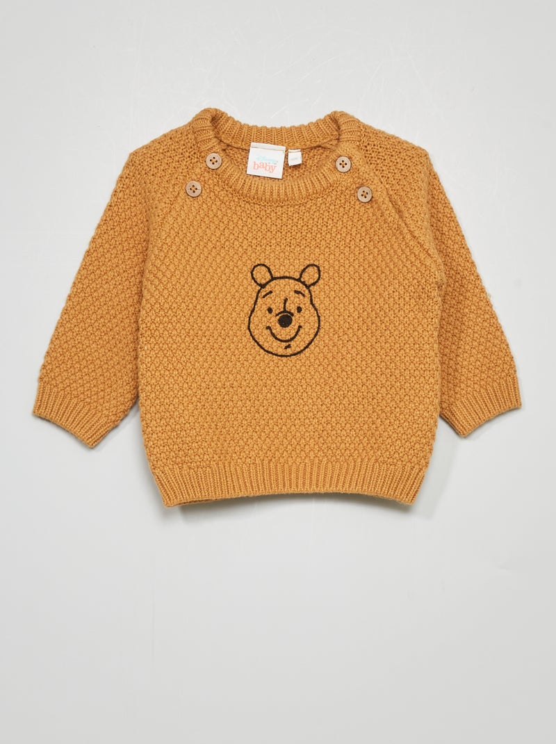 Pullover lavorato a maglia 'Winnie The Pooh' - giallo GIALLO - Kiabi