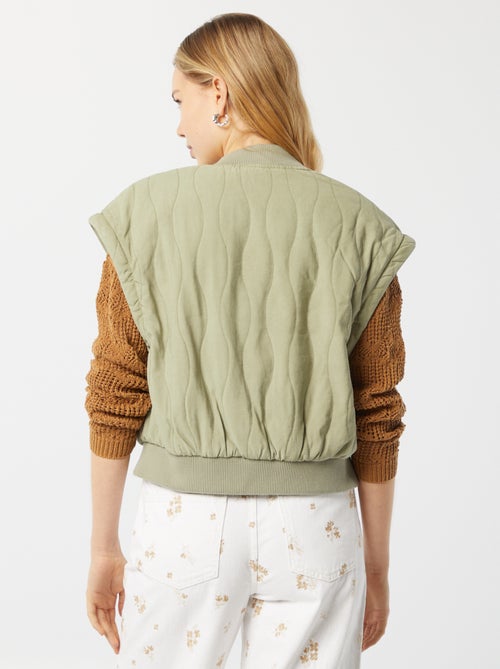 Pullover lavorato all'uncinetto maniche lunghe - Kiabi