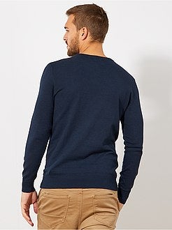 Pullover leggero collo a V - Kiabi