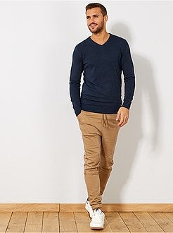 Pullover leggero collo a V - Kiabi