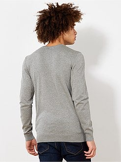 Pullover leggero collo a V - Kiabi