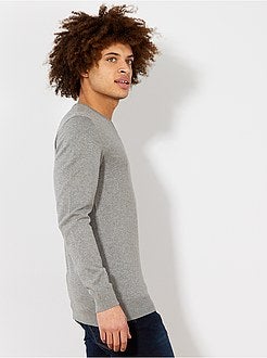 Pullover leggero collo a V - Kiabi