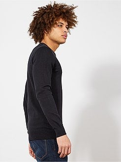 Pullover leggero collo a V - Kiabi