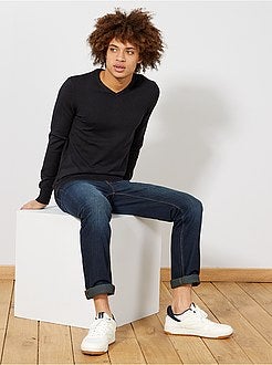 Pullover leggero collo a V - Kiabi