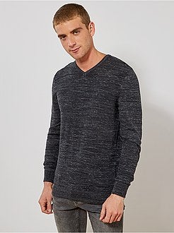 Pullover leggero collo a V - Kiabi