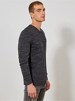Pullover leggero collo a V - Kiabi
