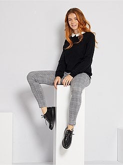 Pullover leggero con colletto claudine - Kiabi