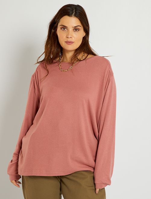 Pullover leggero in maglia morbida - ROSA - Kiabi - 15.00€