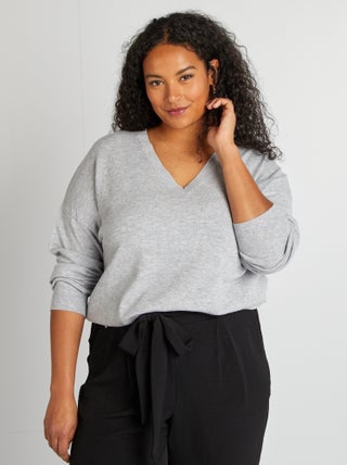 Pullover leggero scollo a V