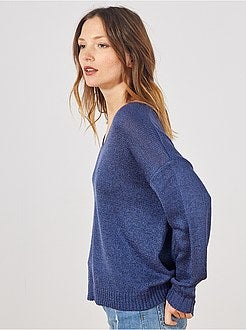 Pullover maglia bouclé - Kiabi