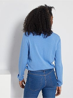 Pullover maglina tinta unita - Kiabi