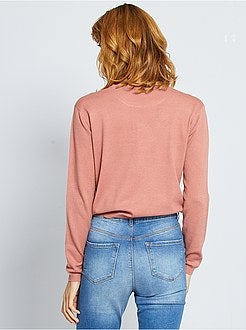 Pullover maglina tinta unita - Kiabi