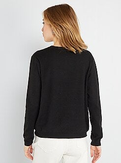 Pullover maglina tinta unita - Kiabi