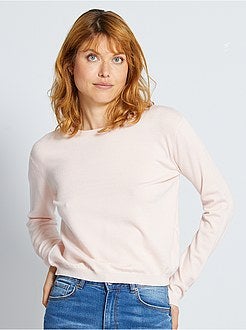 Pullover maglina tinta unita - Kiabi