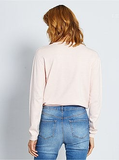 Pullover maglina tinta unita - Kiabi