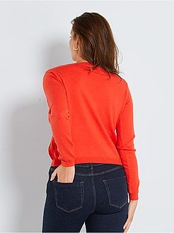 Pullover maglina tinta unita - Kiabi