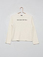 maglione bianco bambina