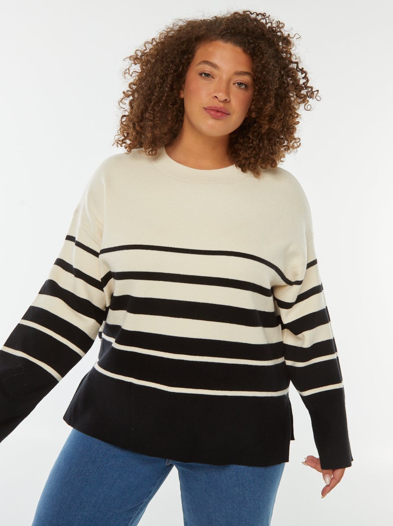 Pullover 'Only Carmakoma' Beige - Kiabi