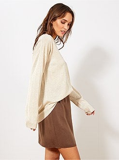 Pullover oversize collo a V - Kiabi