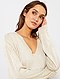     Pullover oversize collo a V vista 1
