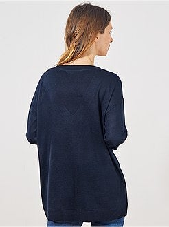 Pullover oversize collo a V - Kiabi