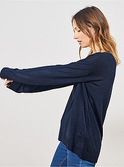 Pullover oversize collo a V - Kiabi