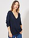     Pullover oversize collo a V vista 1
