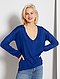     Pullover oversize collo a V vista 1
