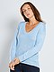     Pullover oversize collo a V vista 1
