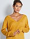     Pullover oversize collo a V vista 1
