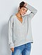     Pullover oversize collo a V vista 1
