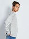     Pullover oversize collo a V vista 3
