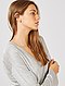     Pullover oversize collo a V vista 3
