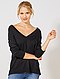     Pullover oversize collo a V vista 1
