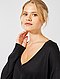     Pullover oversize collo a V vista 3
