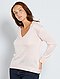     Pullover oversize collo a V vista 1
