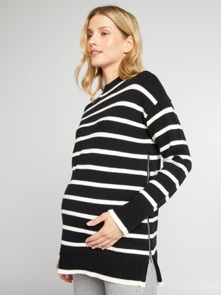 Pullover oversize per l'allattamento