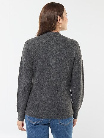 Pullover per l'allattamento con apertura con bottoni