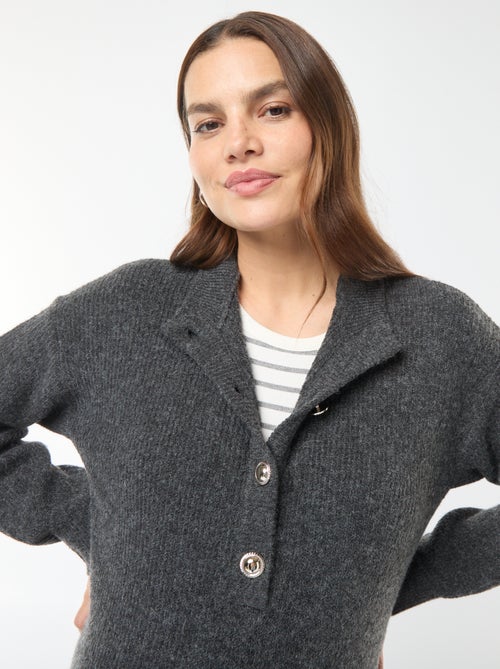 Pullover per l'allattamento con apertura con bottoni - Kiabi