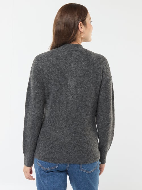 Pullover per l'allattamento con apertura con bottoni - Kiabi
