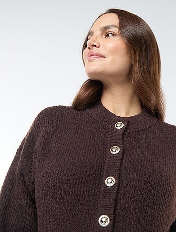 Pullover per l'allattamento con apertura con bottoni