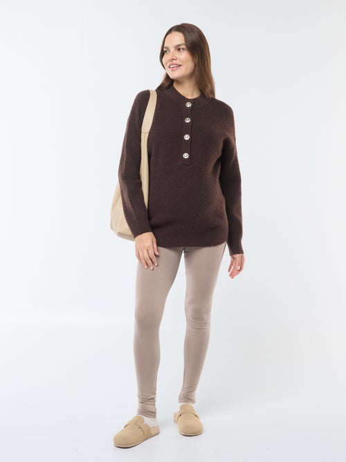 Pullover per l'allattamento con apertura con bottoni - Kiabi